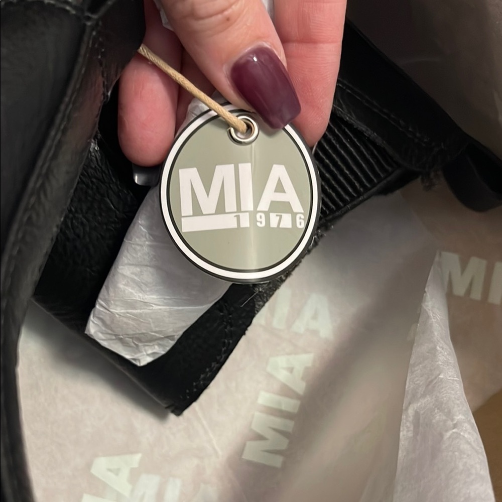 MIA Women's Black Ankle Boots - Picture 2 of 5